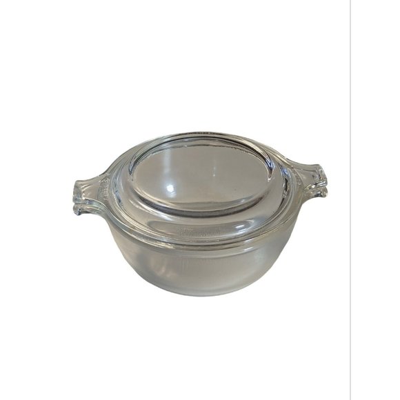 Pyrex Kitchen Vintage Pyrex Oz Clear Glass Casserole Dish Bowl 018